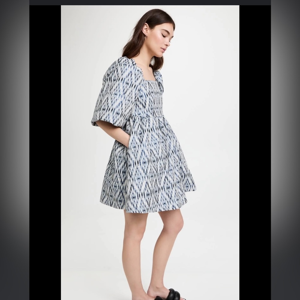 MUNTHE
 
Chew Puff Sleeve Dress In Blue
NWT size 6 - Picture 2 of 5